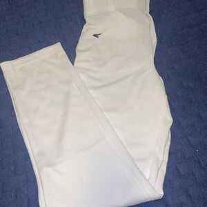 Easton White Baseball Pants with Patterned Waistband